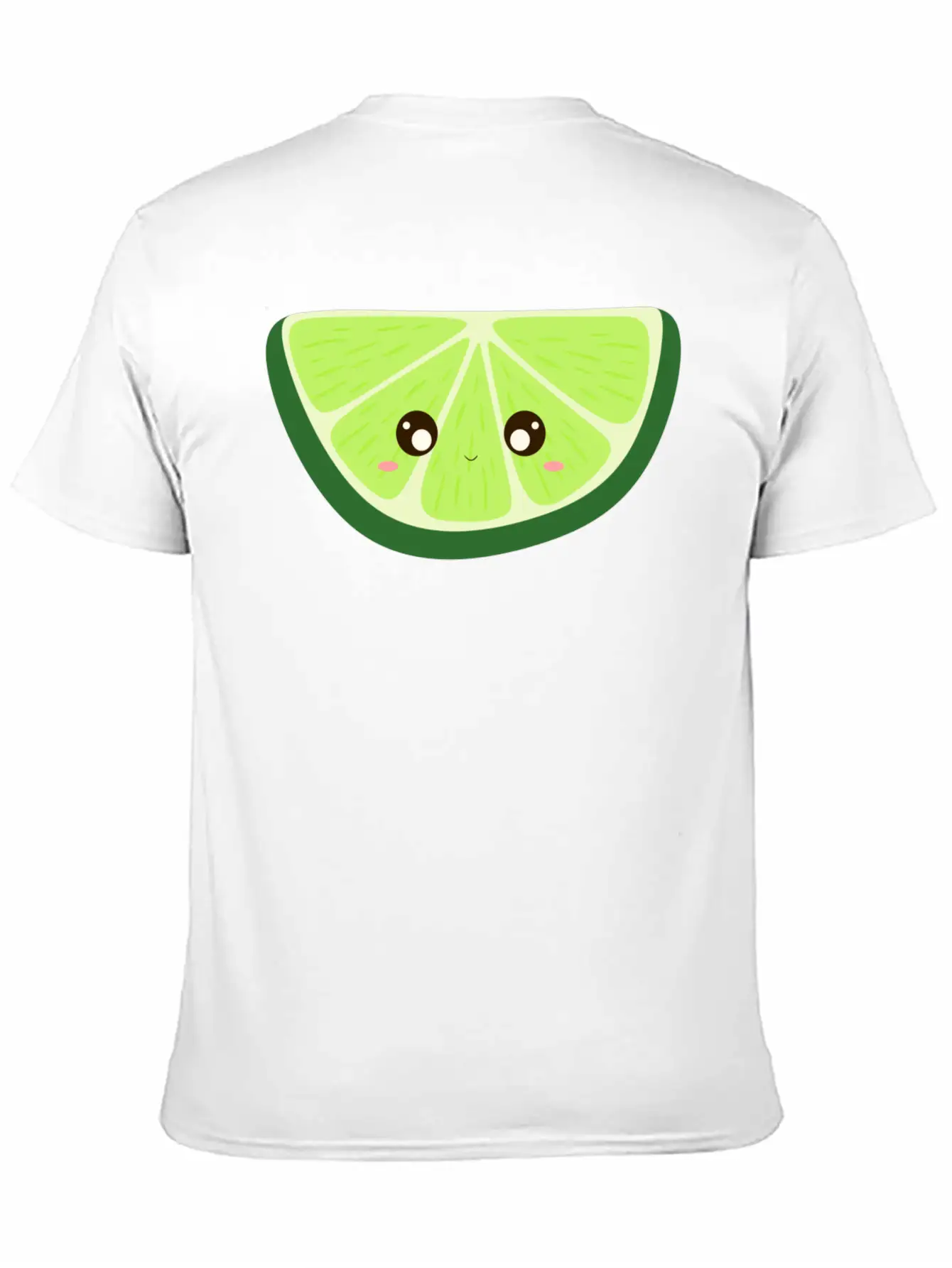 Kawaii Lime Basic Graphic T-Shirt – Daily Comfort In Soft Cotton