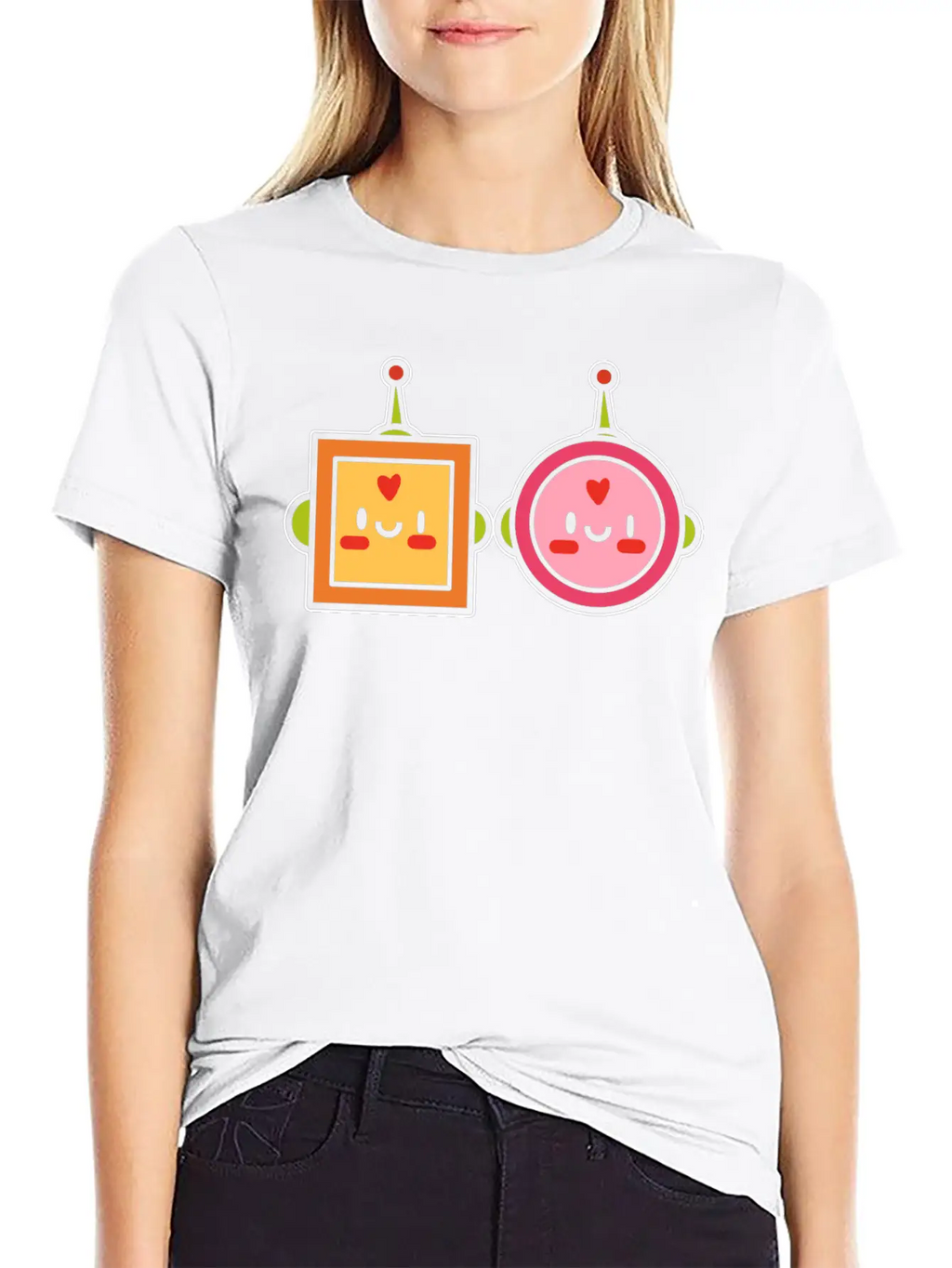 Kawaii Robot Japanese Gift Unisex Casual T-Shirt – Clean Design For Daily Comfort