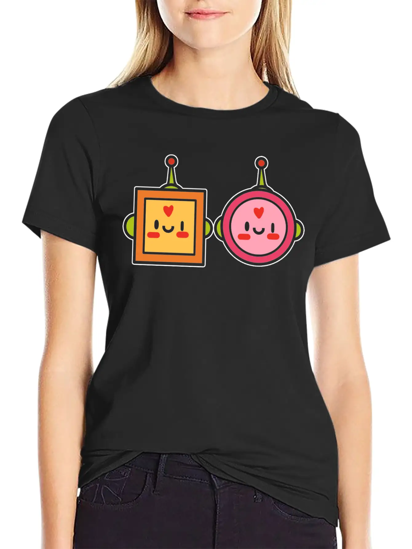 Kawaii Robot Japanese Gift Unisex Casual T-Shirt – Clean Design For Daily Comfort