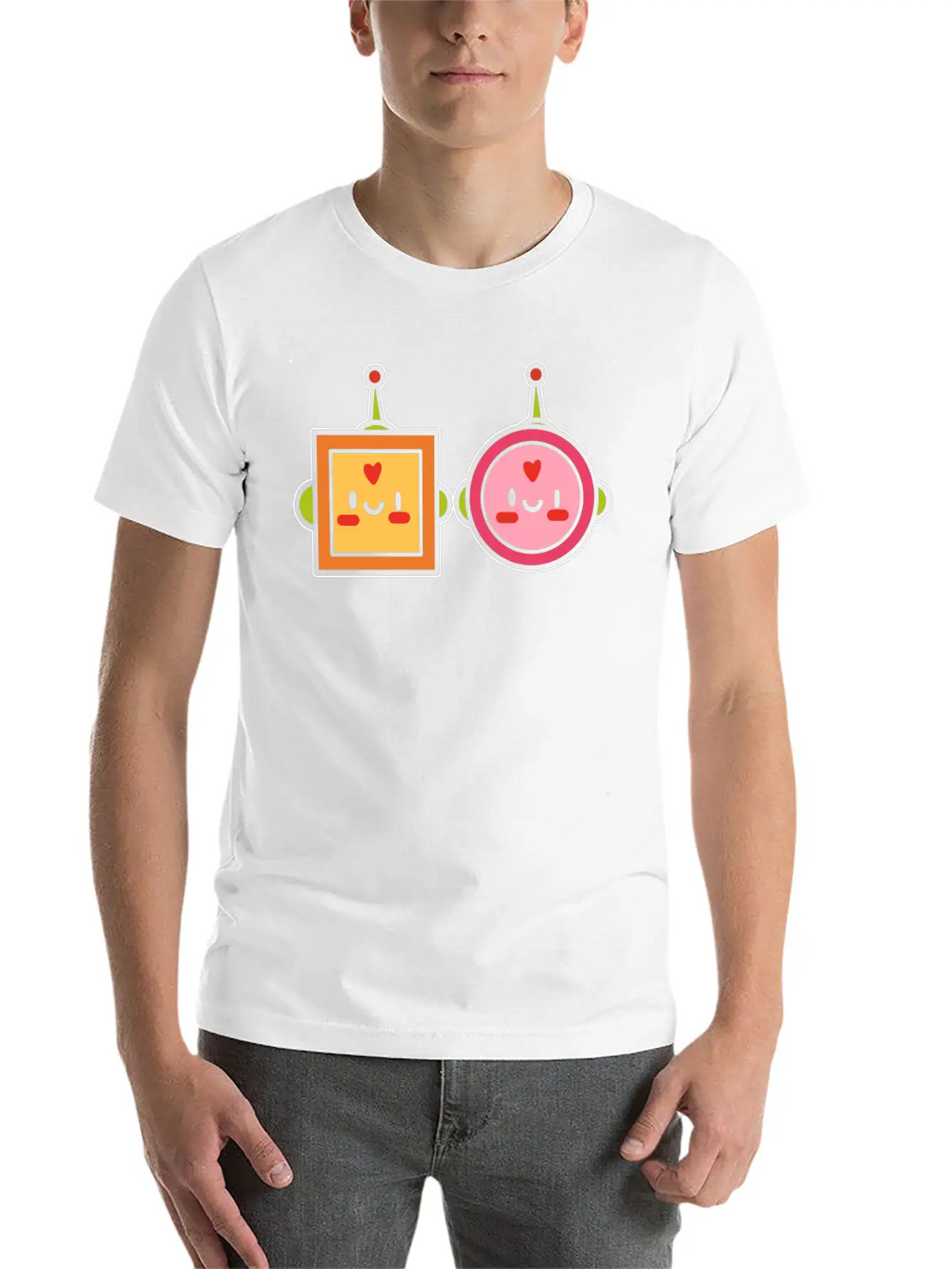 Kawaii Robot Japanese Gift Unisex Casual T-Shirt – Clean Design For Daily Comfort