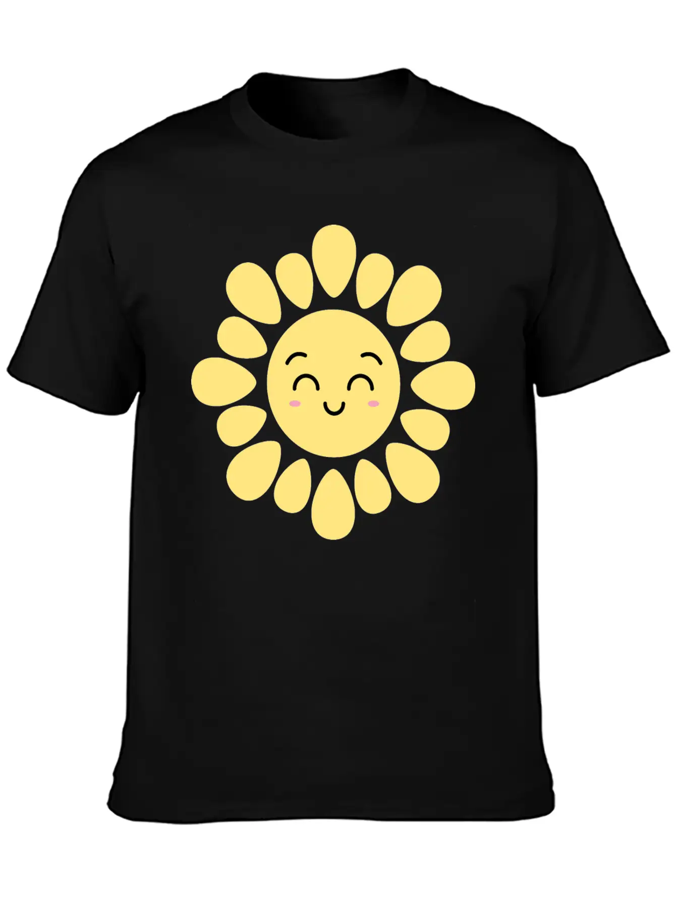 Kawaii Smile Sun Design | Cute Sun T-Shirt Unisex Casual T-Shirt – Clean Design For Daily Comfort