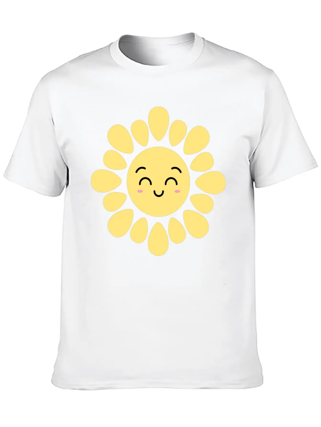 Kawaii Smile Sun Design | Cute Sun T-Shirt Unisex Casual T-Shirt – Clean Design For Daily Comfort