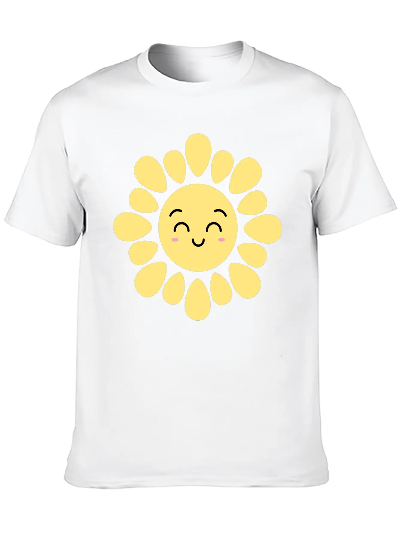 Kawaii Smile Sun Design | Cute Sun T-Shirt Unisex Casual T-Shirt – Clean Design For Daily Comfort