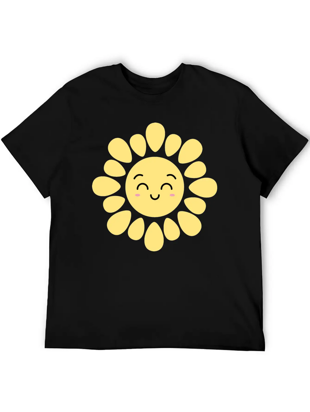 Kawaii Smile Sun Design | Cute Sun T-Shirt Unisex Casual T-Shirt – Clean Design For Daily Comfort