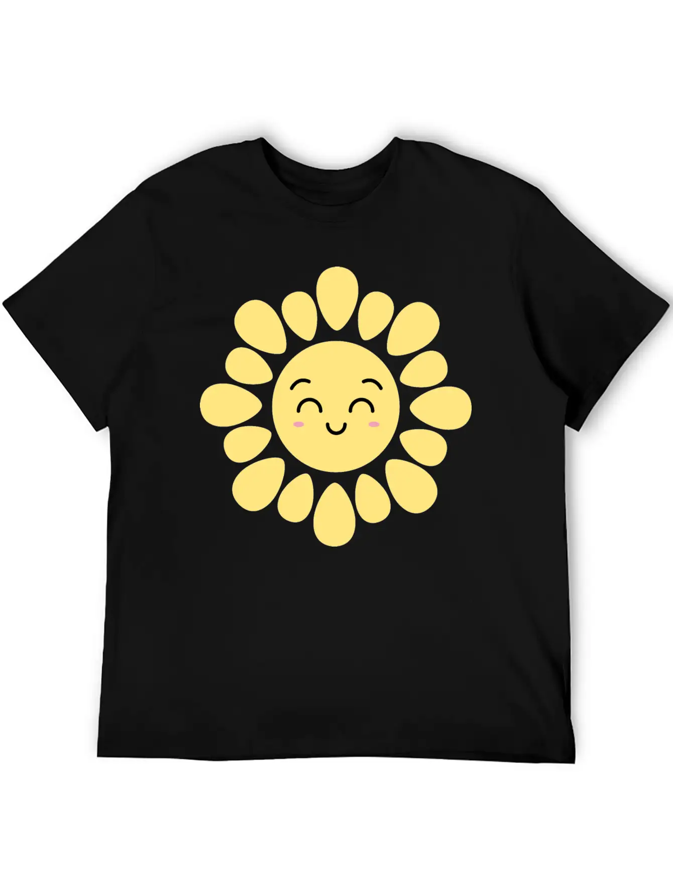 Kawaii Smile Sun Design | Cute Sun T-Shirt Unisex Casual T-Shirt – Clean Design For Daily Comfort