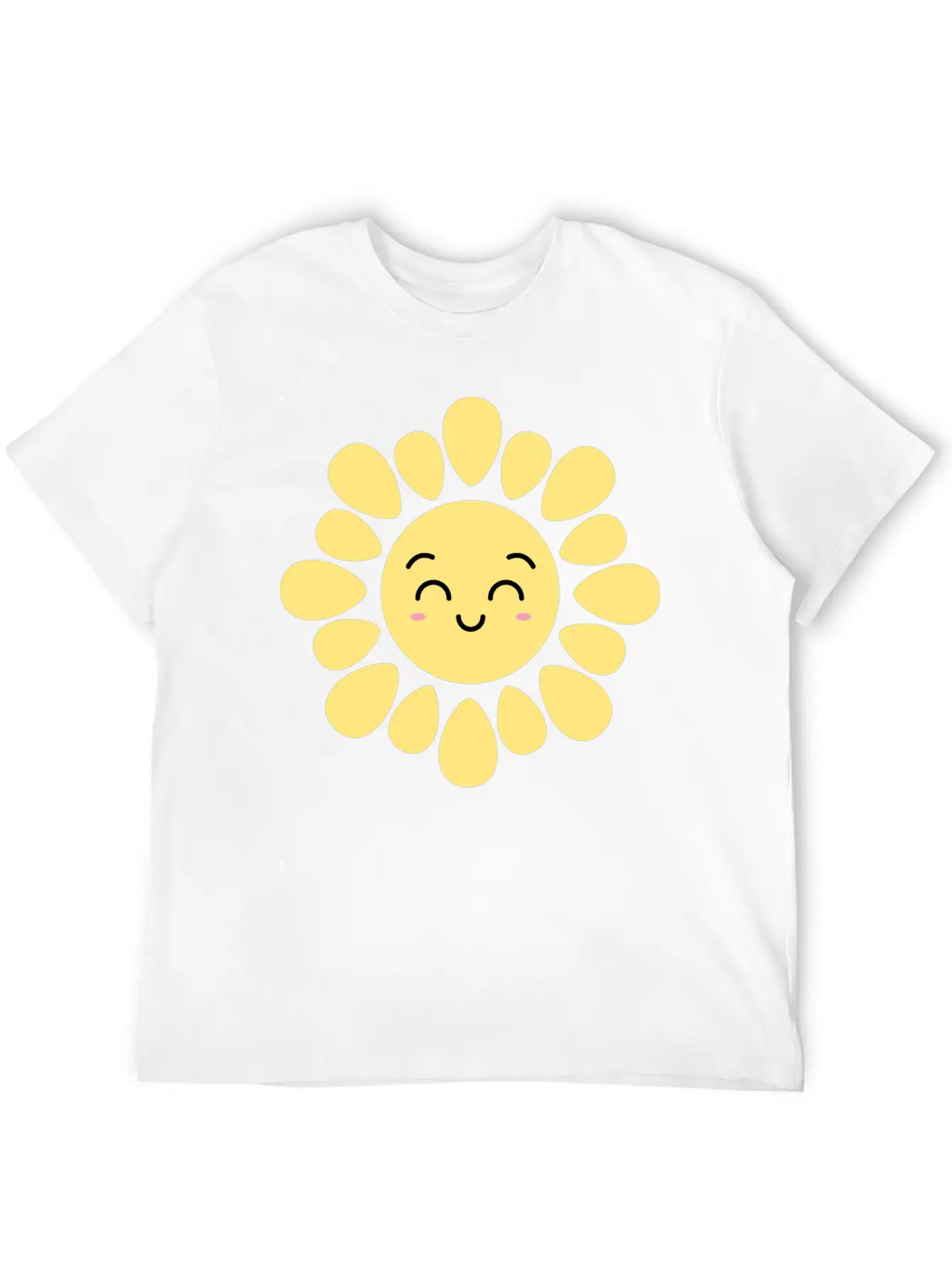 Kawaii Smile Sun Design | Cute Sun T-Shirt Unisex Casual T-Shirt – Clean Design For Daily Comfort