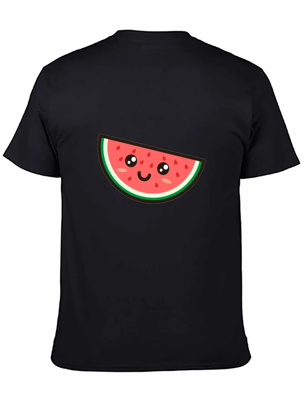 Kawaii Watermelon Essential Cotton Tee For Daily Outfits – Unisex Style