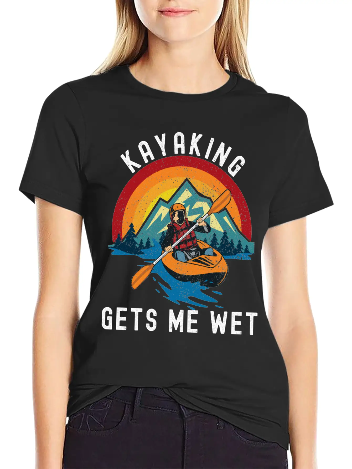 Kayaking Gets Me Wet Classic T Shirt Classic Cotton Tee – Unisex Comfort For Any Season