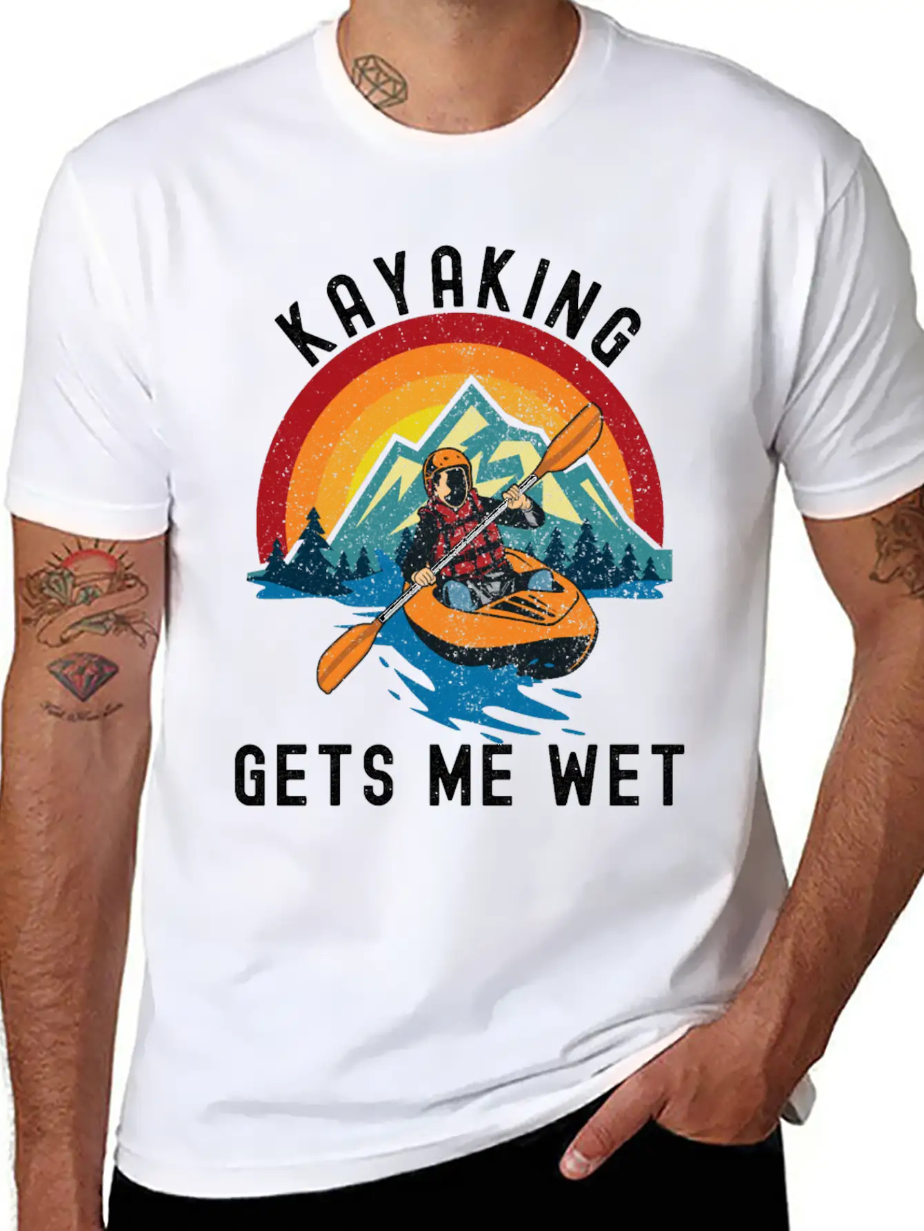 Kayaking Gets Me Wet Classic T Shirt Classic Cotton Tee – Unisex Comfort For Any Season
