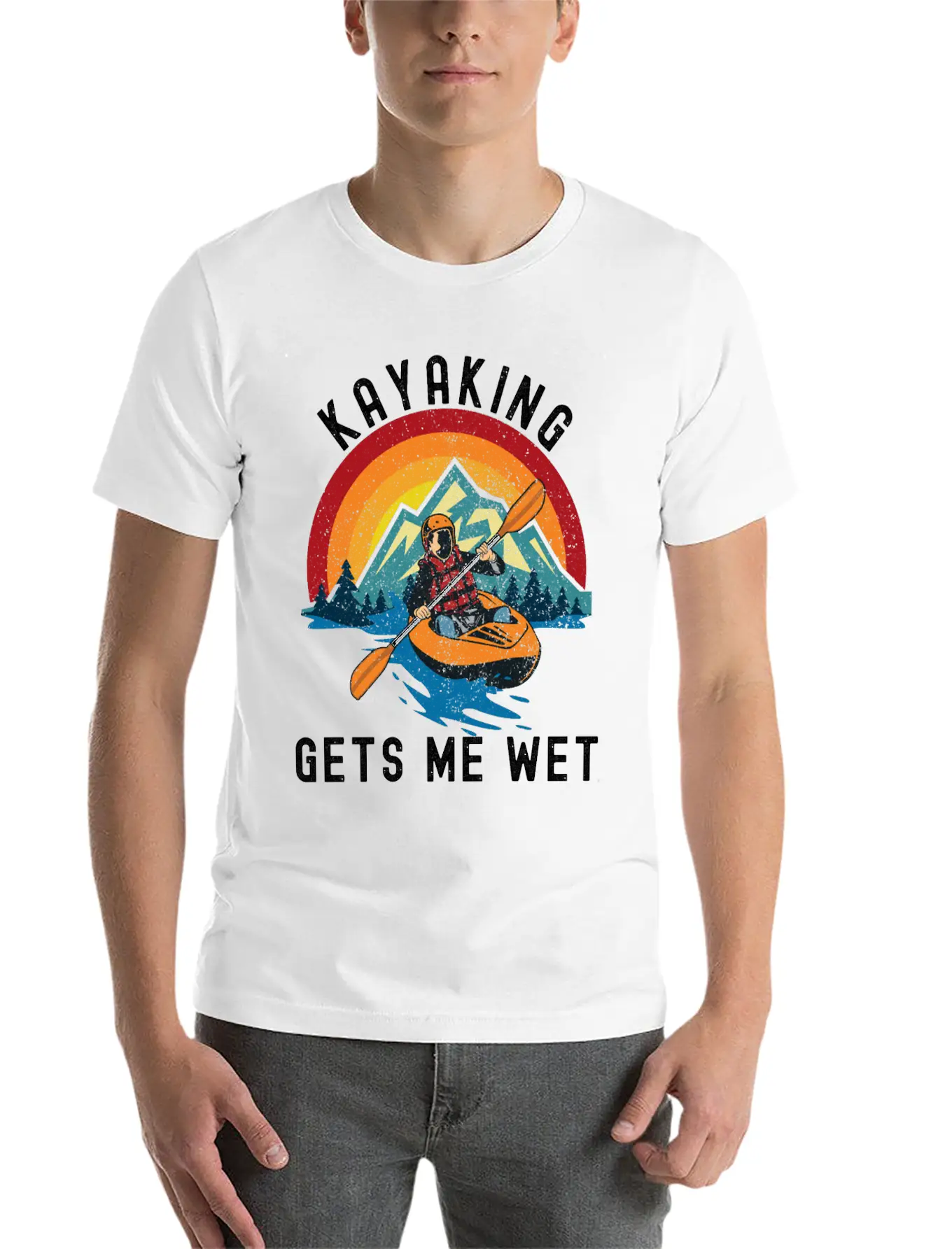 Kayaking Gets Me Wet Classic T Shirt Classic Cotton Tee – Unisex Comfort For Any Season