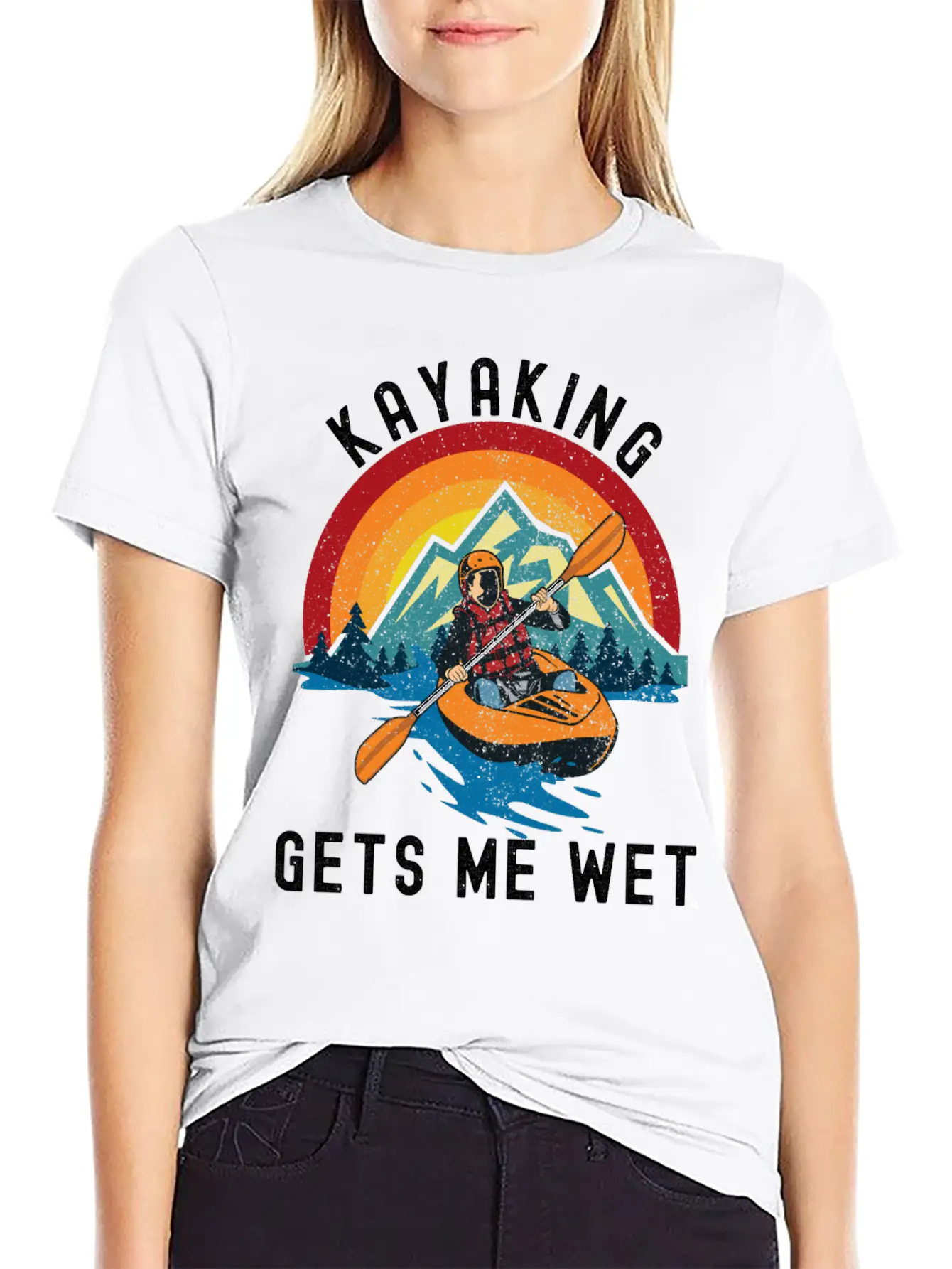 Kayaking Gets Me Wet Classic T Shirt Classic Cotton Tee – Unisex Comfort For Any Season