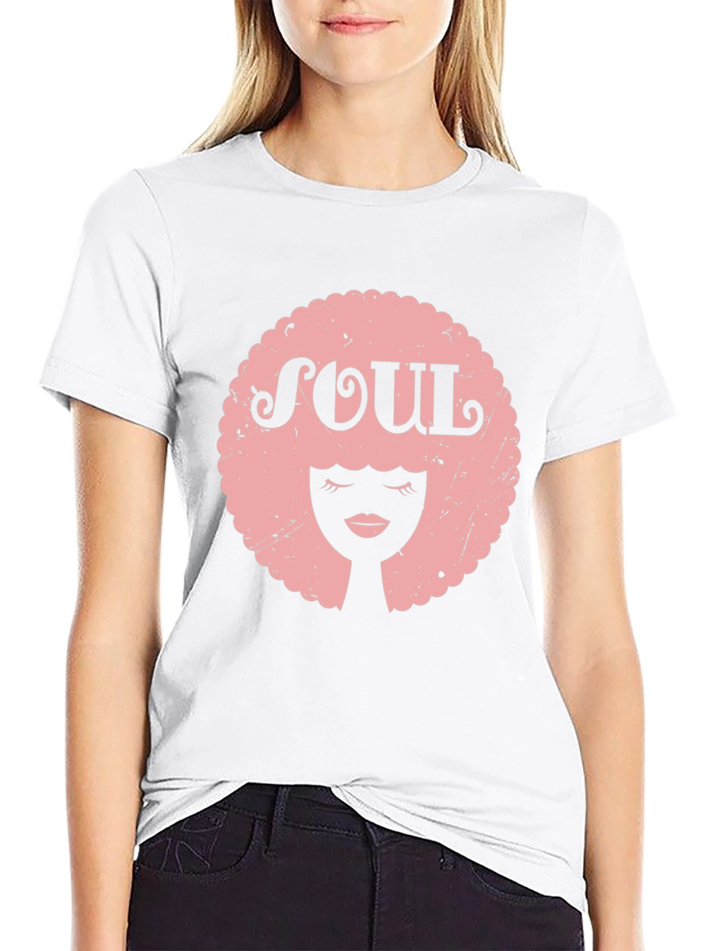Soul Afro Graphic Tee - Black Unisex T-Shirt