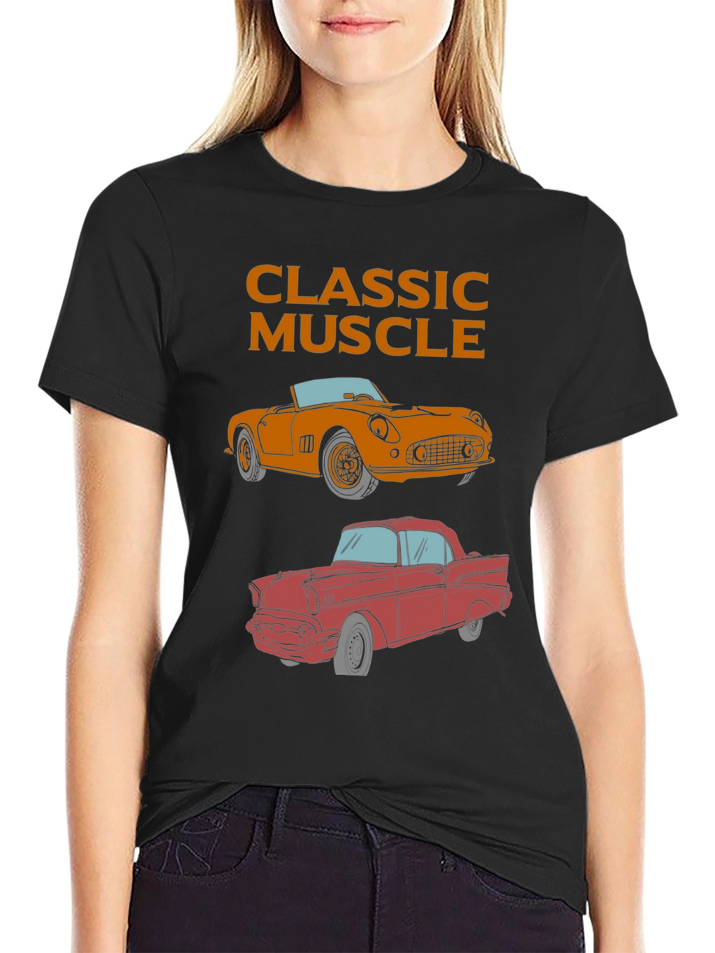 Classic Muscle Car T-Shirt - Automotive Enthusiast Tee
