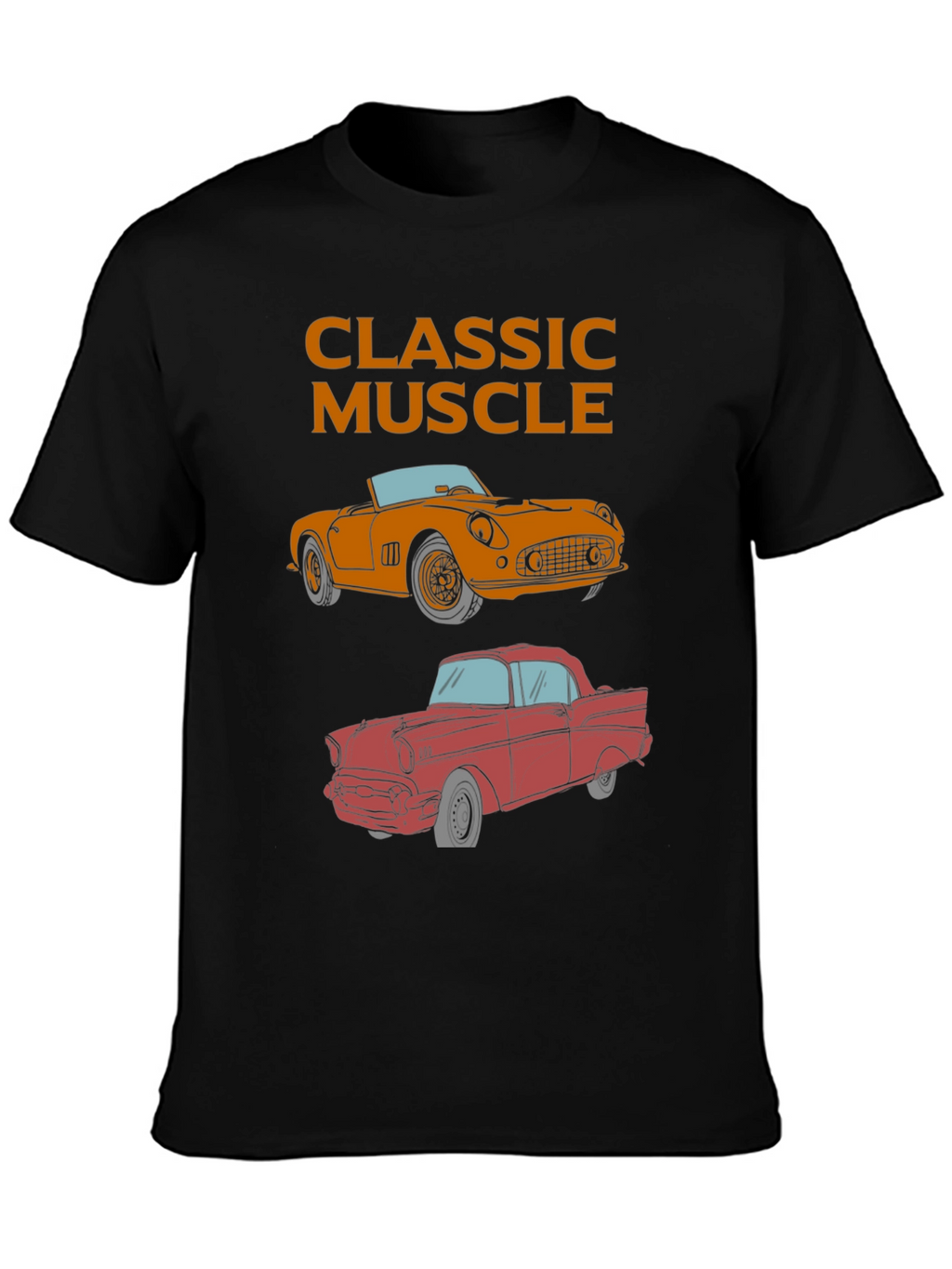 Classic Muscle Car T-Shirt - Automotive Enthusiast Tee