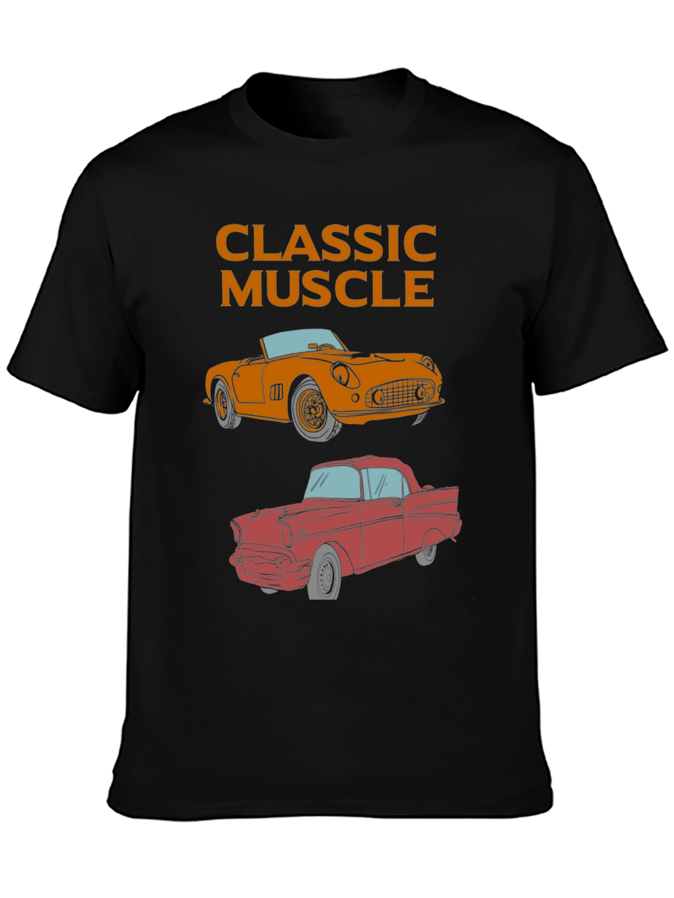 Classic Muscle Car T-Shirt - Automotive Enthusiast Tee