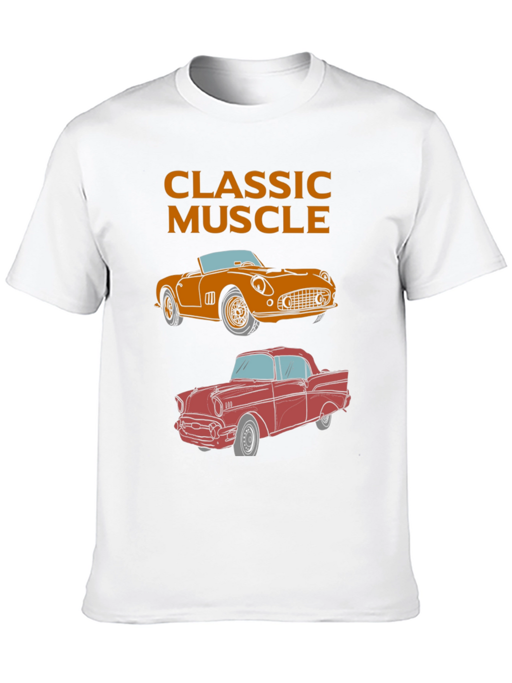Classic Muscle Car T-Shirt - Automotive Enthusiast Tee