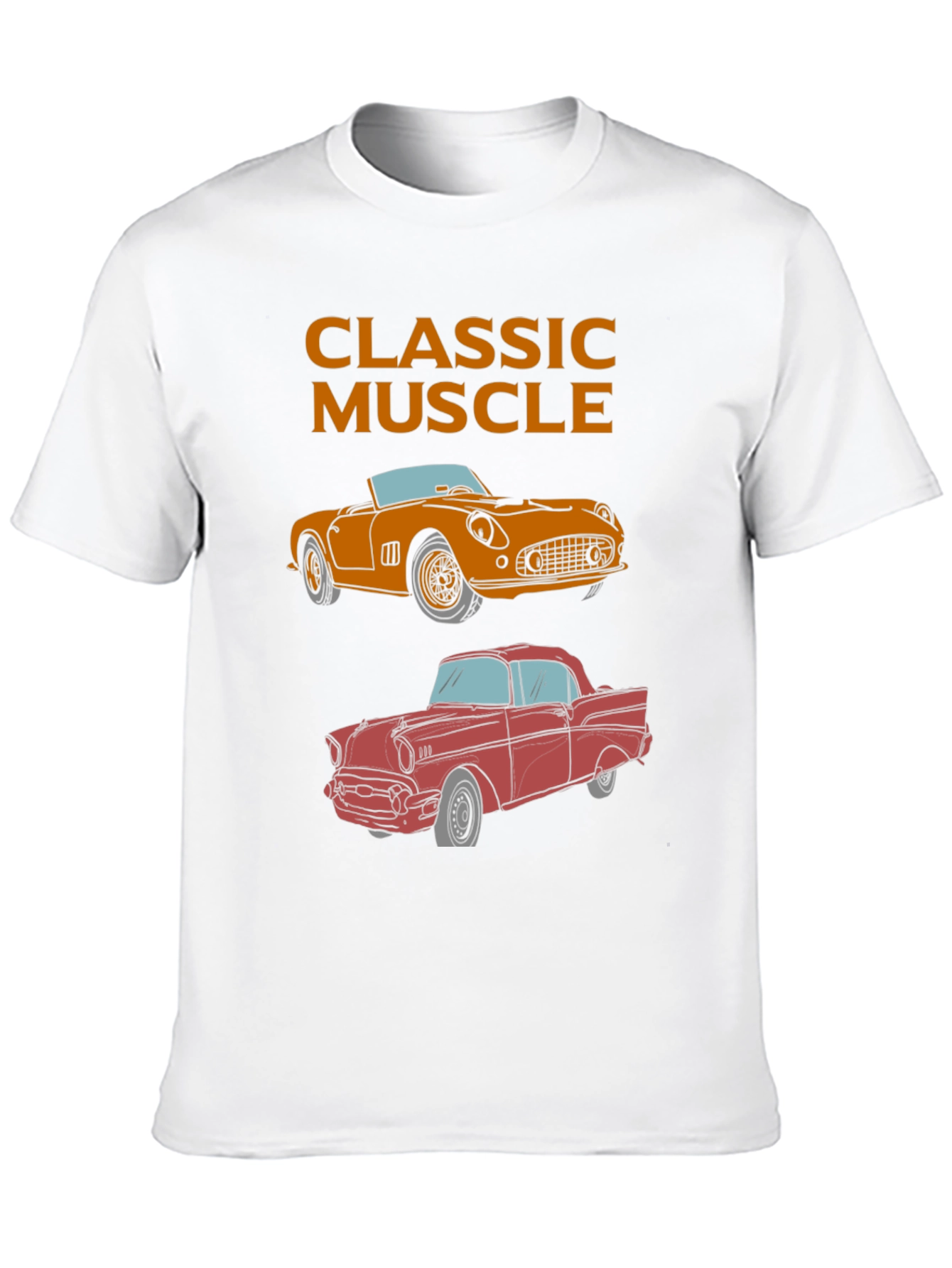 Classic Muscle Car T-Shirt - Automotive Enthusiast Tee