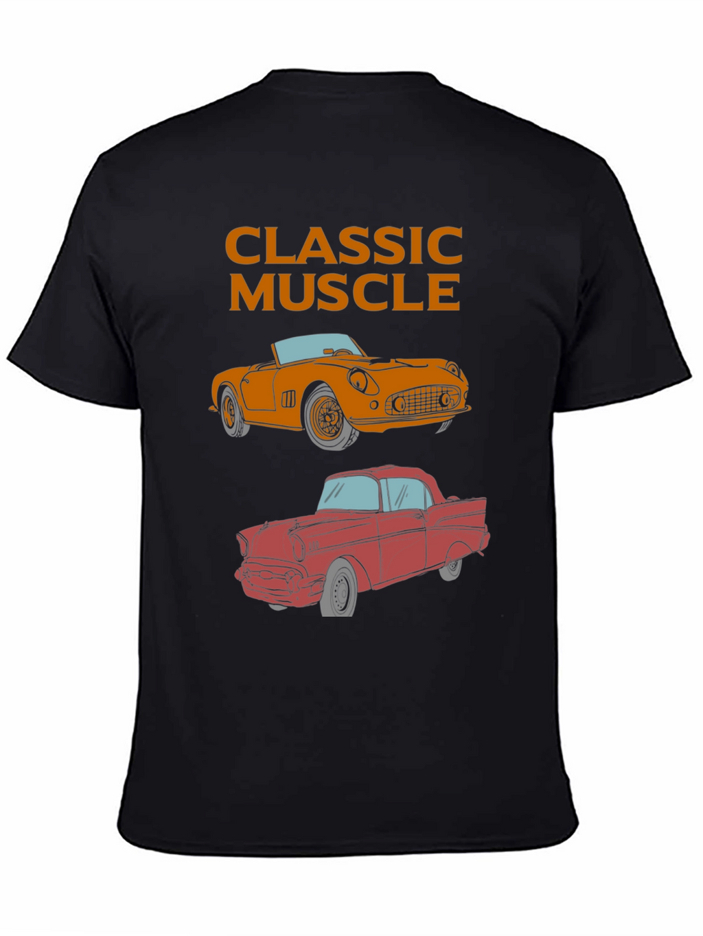 Classic Muscle Car T-Shirt - Automotive Enthusiast Tee