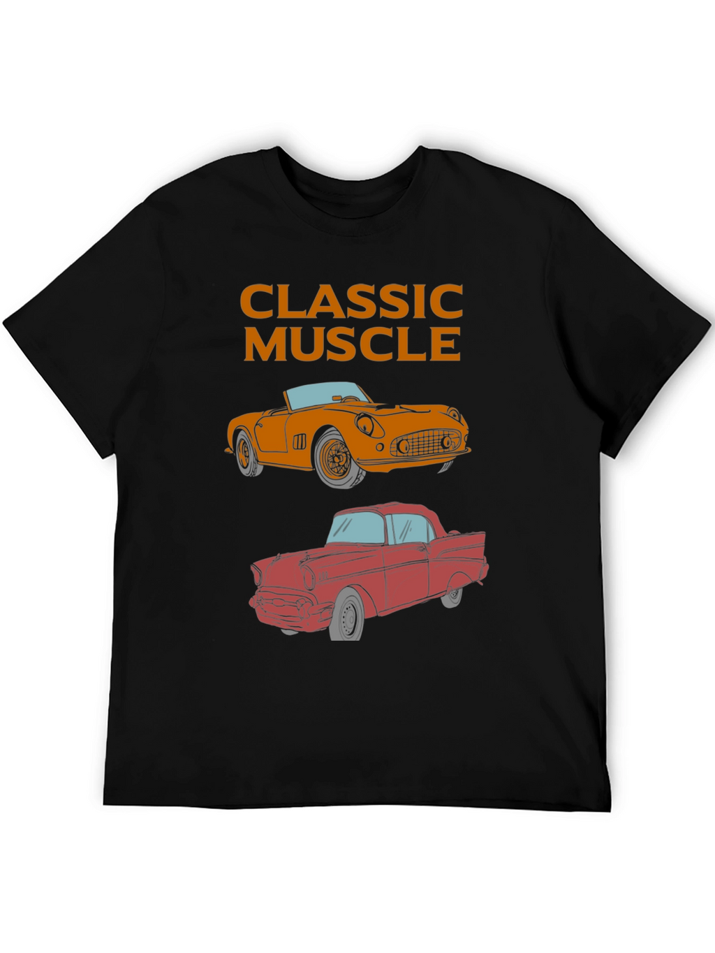 Classic Muscle Car T-Shirt - Automotive Enthusiast Tee
