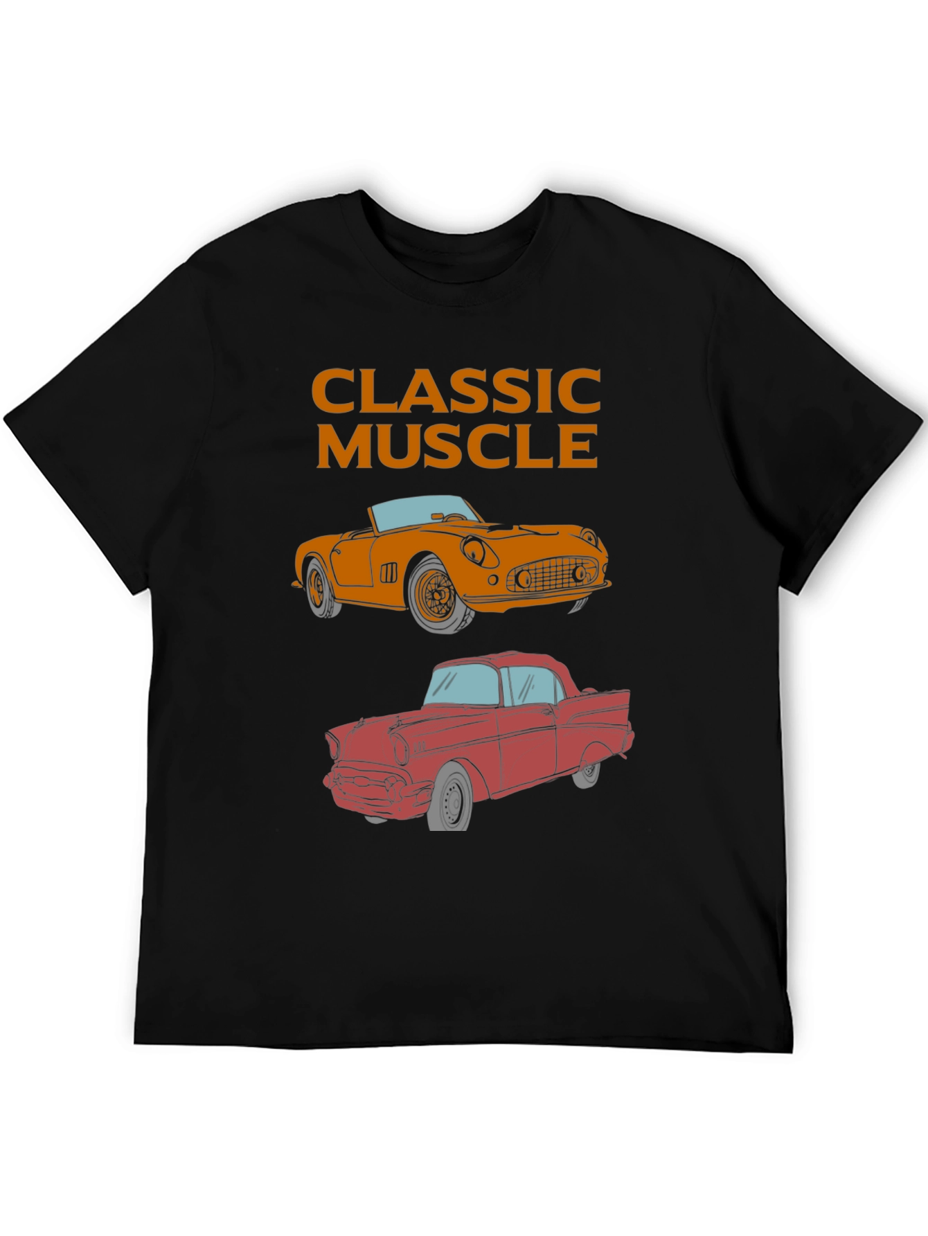 Classic Muscle Car T-Shirt - Automotive Enthusiast Tee