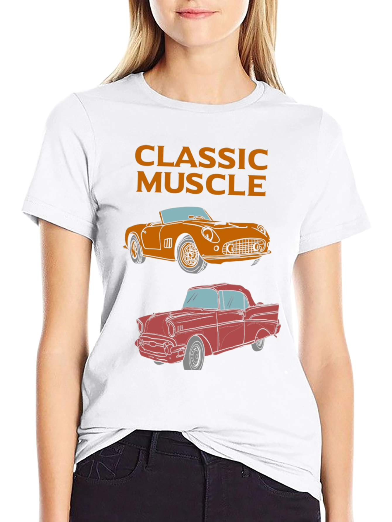 Classic Muscle Car T-Shirt - Automotive Enthusiast Tee
