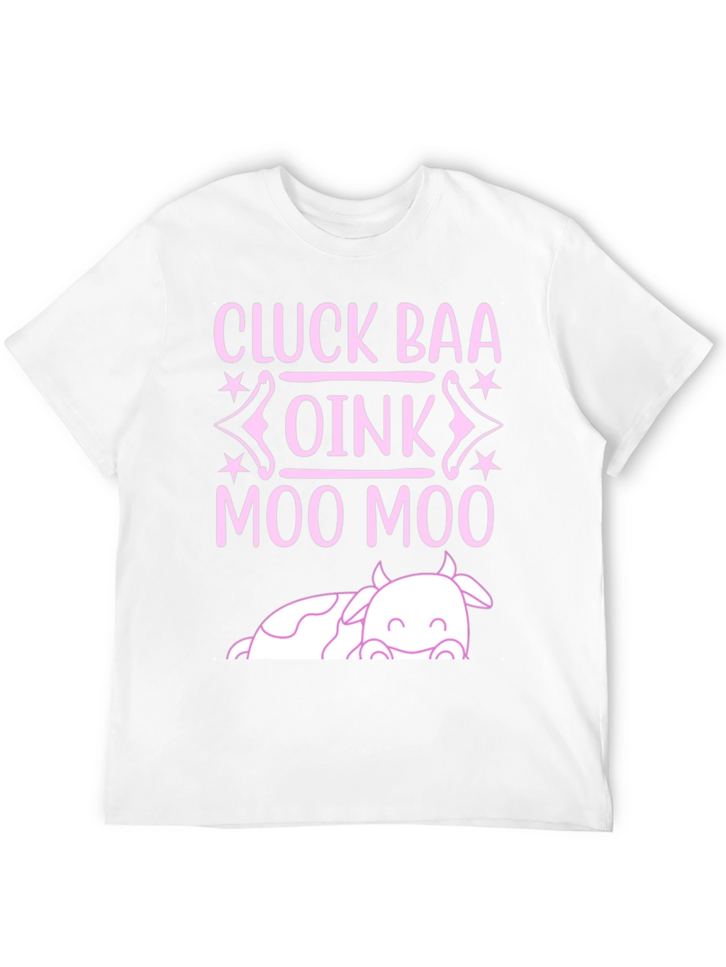 Cluck Baa Oink Moo Farmer T-Shirt