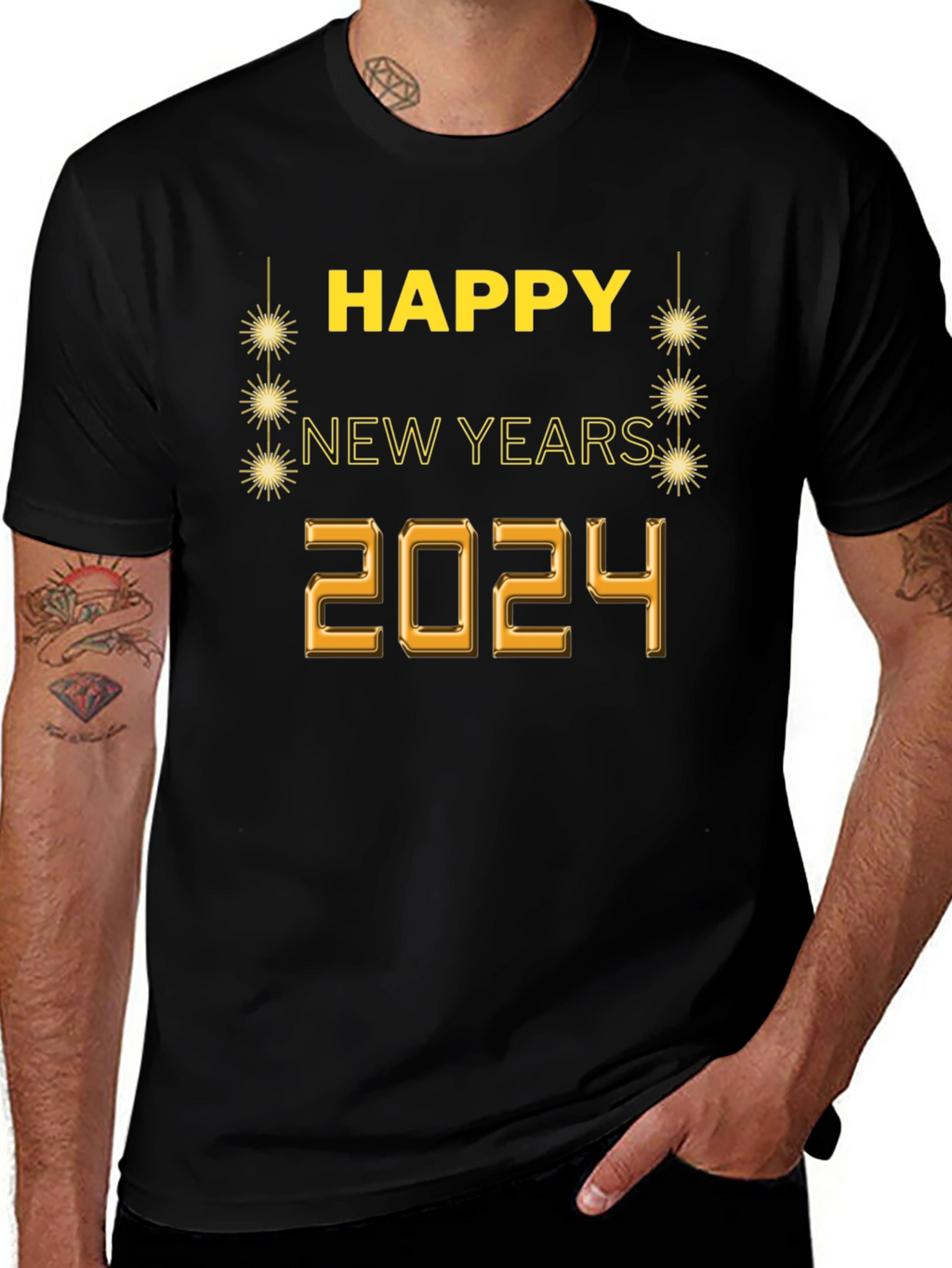 Happy New Year 2024 Graphic Tee