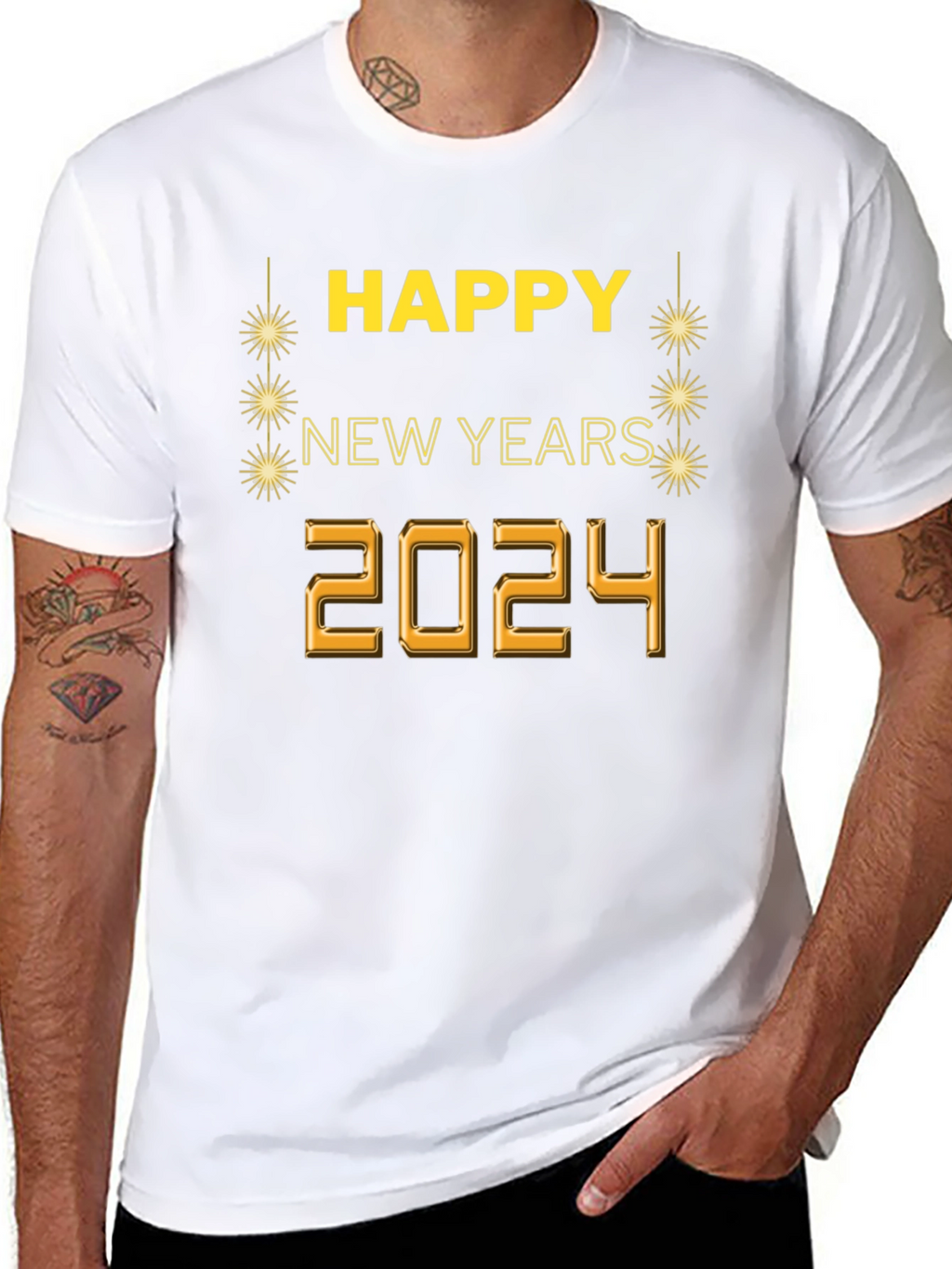 Happy New Year 2024 Graphic Tee