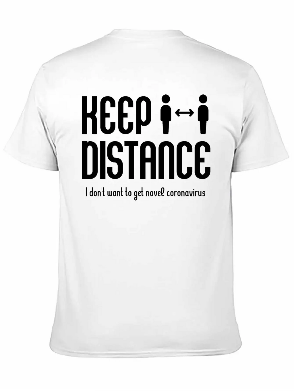 Keep A Distance Modern Fit Casual T-Shirt – Clean And Versatile Design