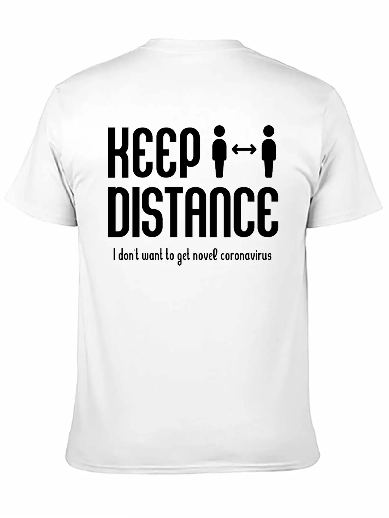 Keep A Distance Modern Fit Casual T-Shirt – Clean And Versatile Design