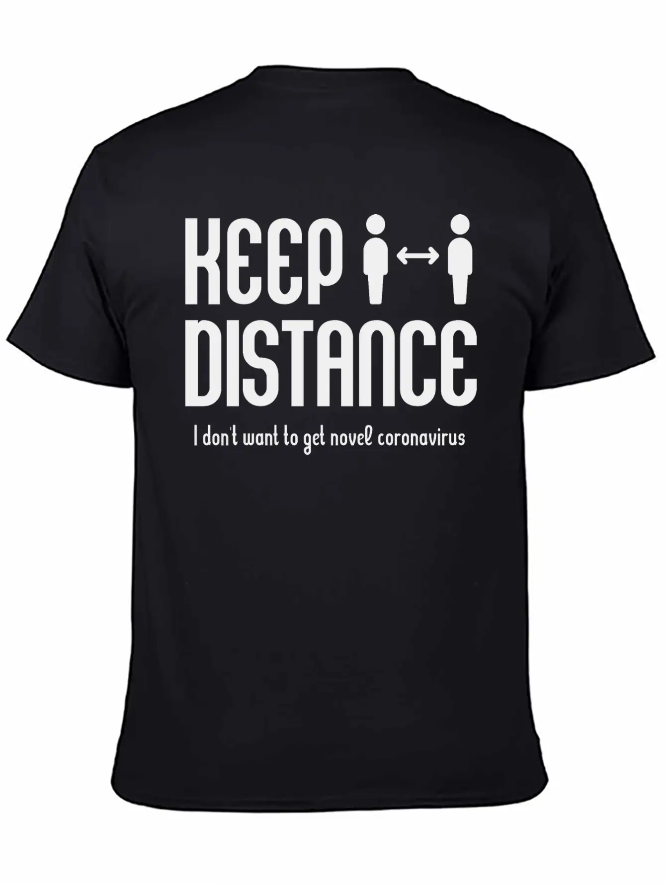 Keep A Distance Modern Fit Casual T-Shirt – Clean And Versatile Design
