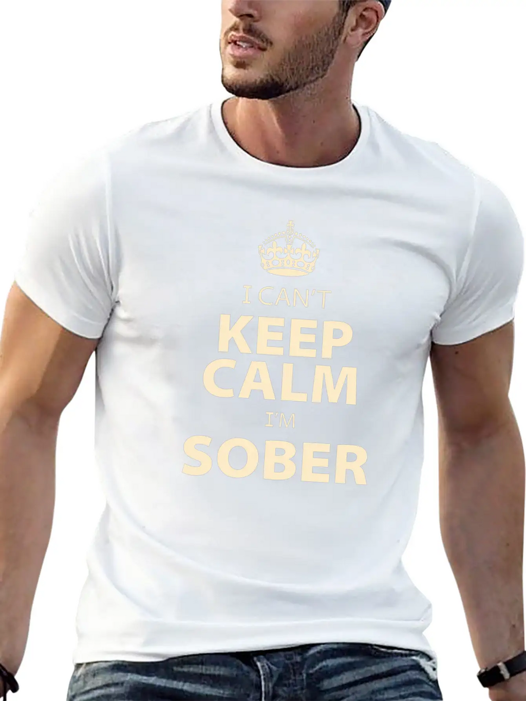 Keep Calm And Farm On Basic Graphic T-Shirt – Daily Comfort In Soft Cotton