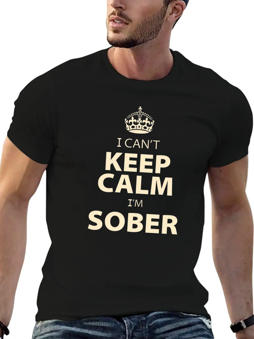 Keep Calm And Farm On Basic Graphic T-Shirt – Daily Comfort In Soft Cotton