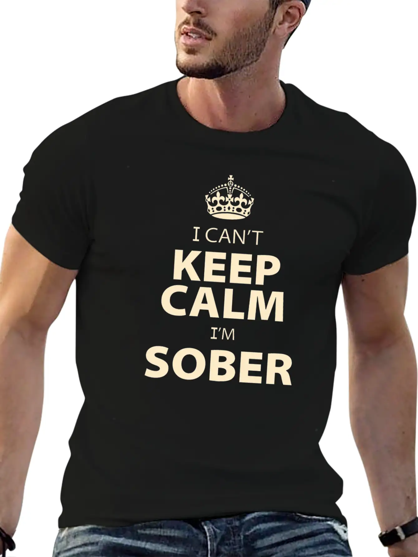 Keep Calm And Farm On Basic Graphic T-Shirt – Daily Comfort In Soft Cotton