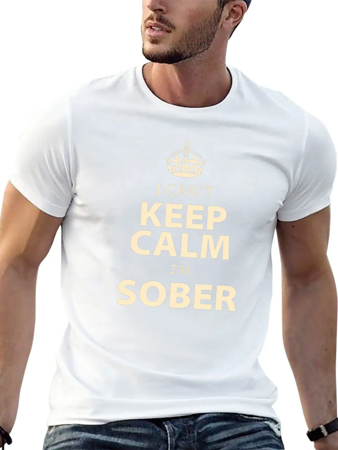 Keep Calm And Farm On Breathable Soft Cotton T-Shirt – Timeless Casual Look