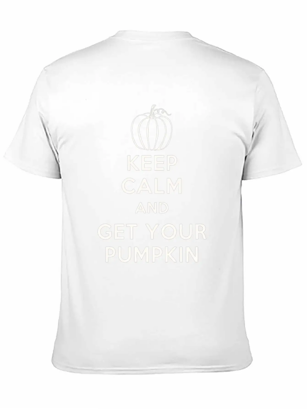 Keep Calm And Get Your Pumpkin Basic Graphic T-Shirt – Daily Comfort In Soft Cotton