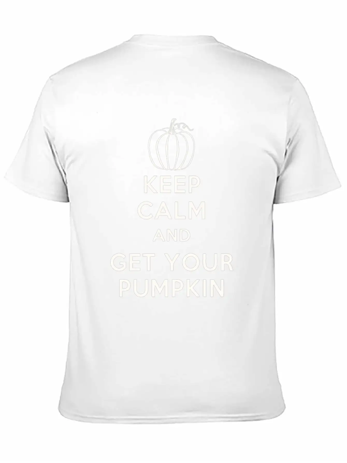 Keep Calm And Get Your Pumpkin Basic Graphic T-Shirt – Daily Comfort In Soft Cotton