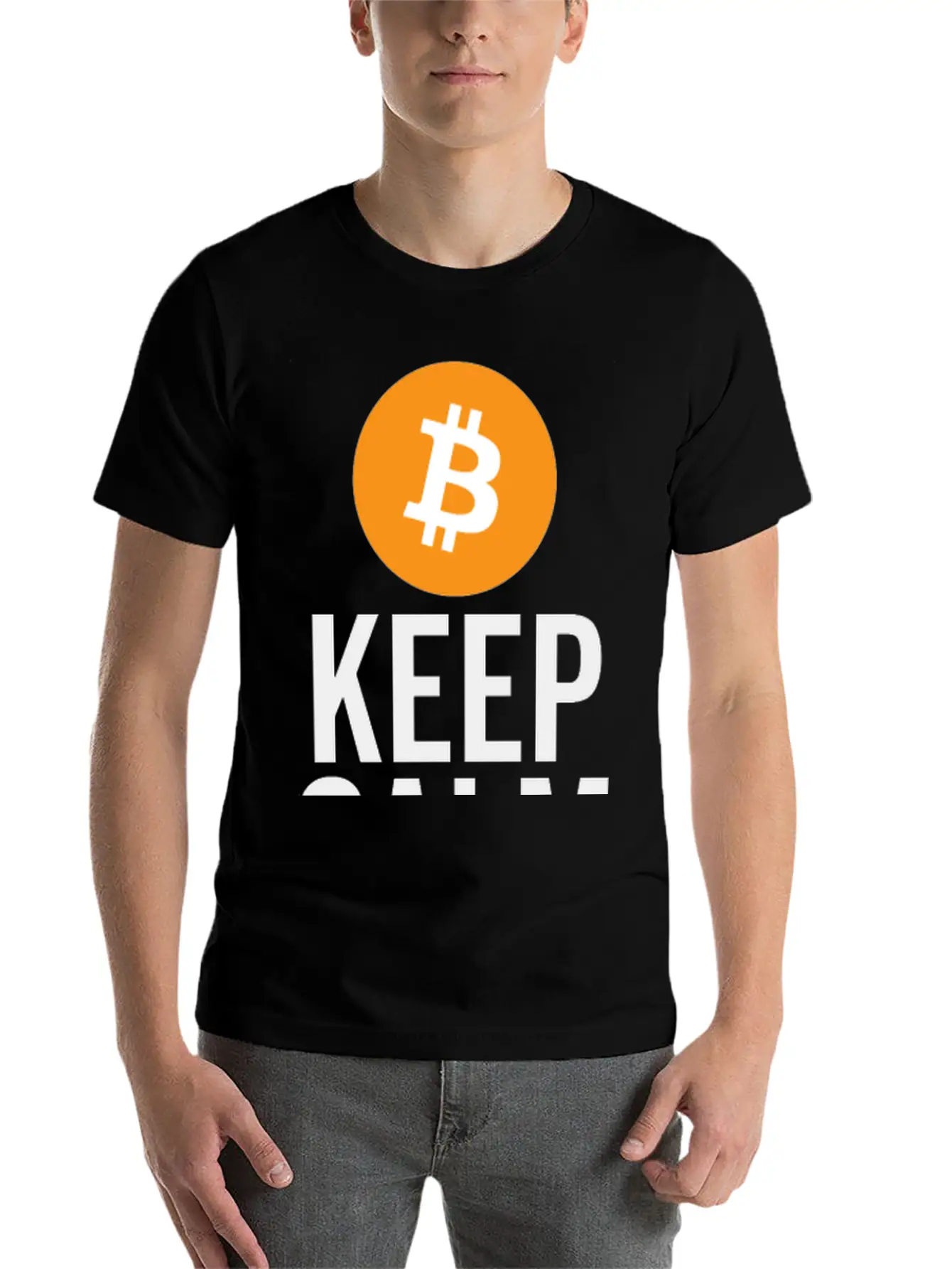 Keep Calm And Hodl Classic Cotton Tee – Unisex Comfort For Any Season