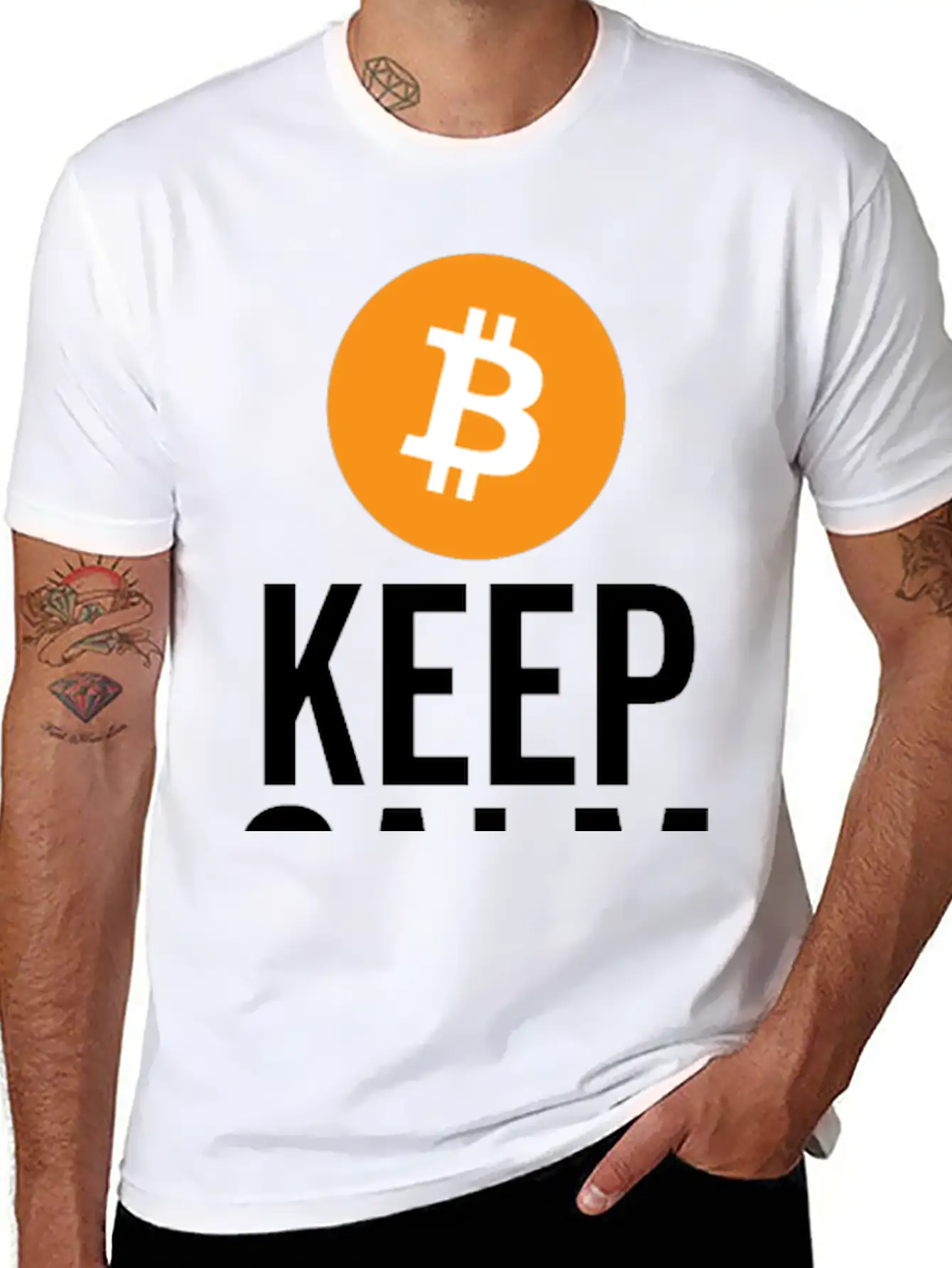 Keep Calm And Hodl Classic Cotton Tee – Unisex Comfort For Any Season