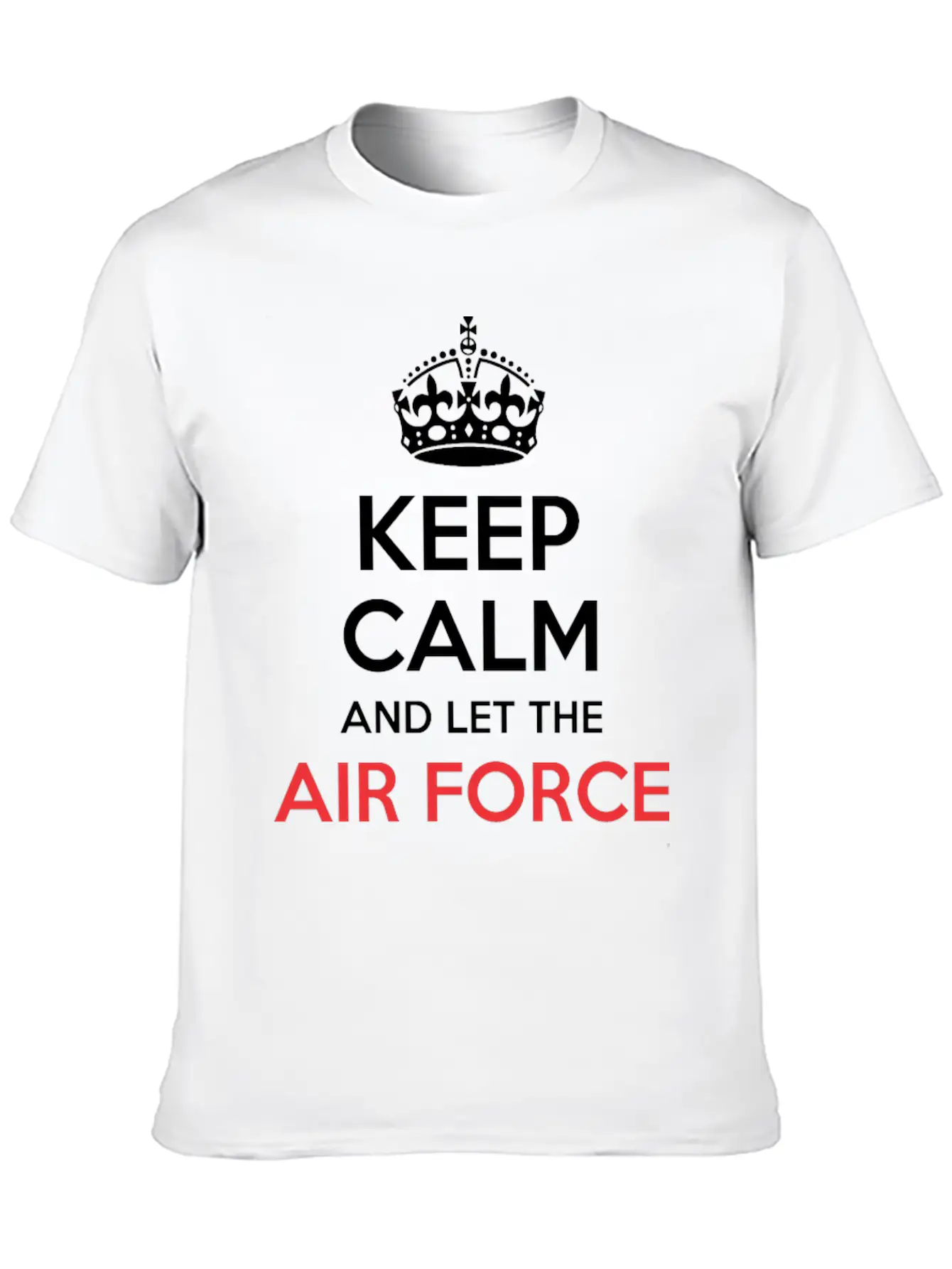 Keep Calm And Let Air Force Officer Handle It Breathable Soft Cotton T-Shirt – Timeless Casual Look