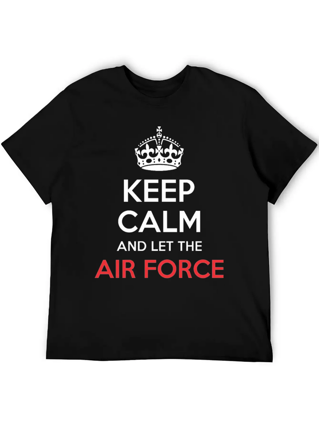 Keep Calm And Let Air Force Officer Handle It Breathable Soft Cotton T-Shirt – Timeless Casual Look