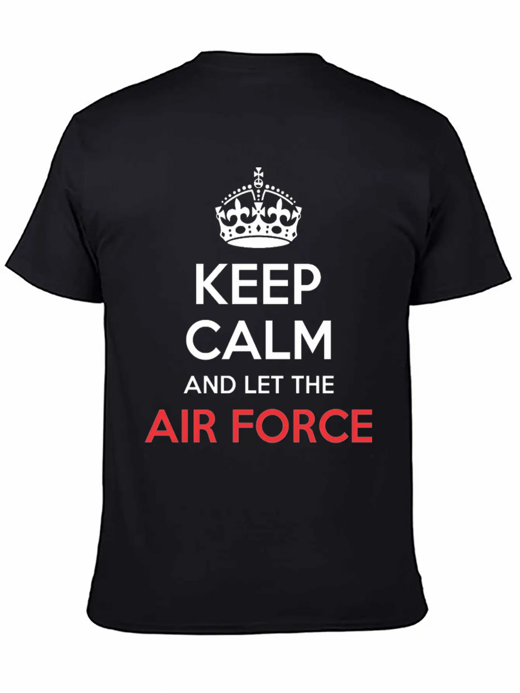 Keep Calm And Let Air Force Officer Handle It Breathable Soft Cotton T-Shirt – Timeless Casual Look