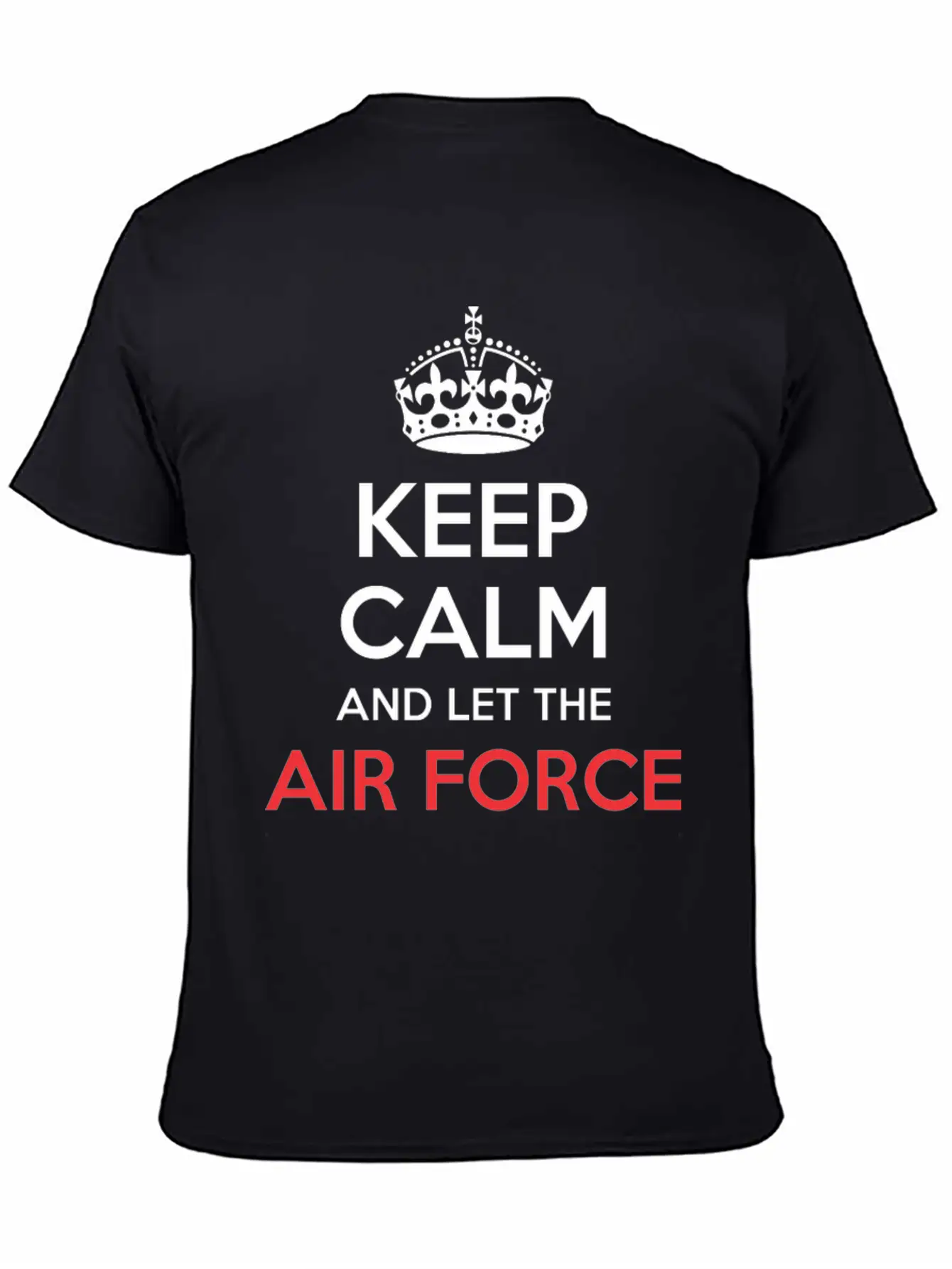 Keep Calm And Let Air Force Officer Handle It Breathable Soft Cotton T-Shirt – Timeless Casual Look