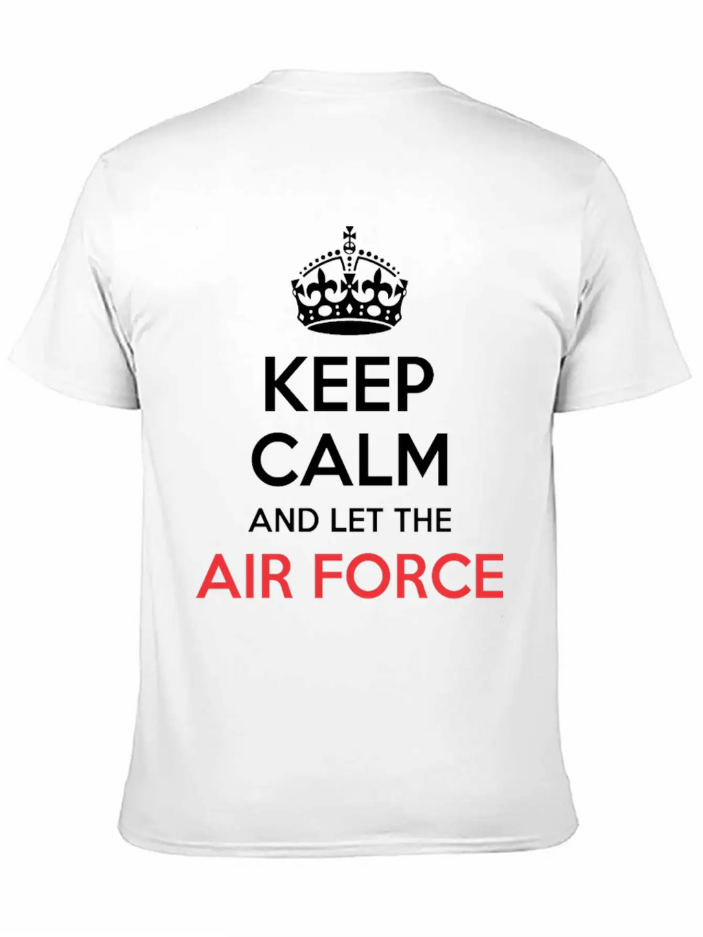 Keep Calm And Let Air Force Officer Handle It Breathable Soft Cotton T-Shirt – Timeless Casual Look