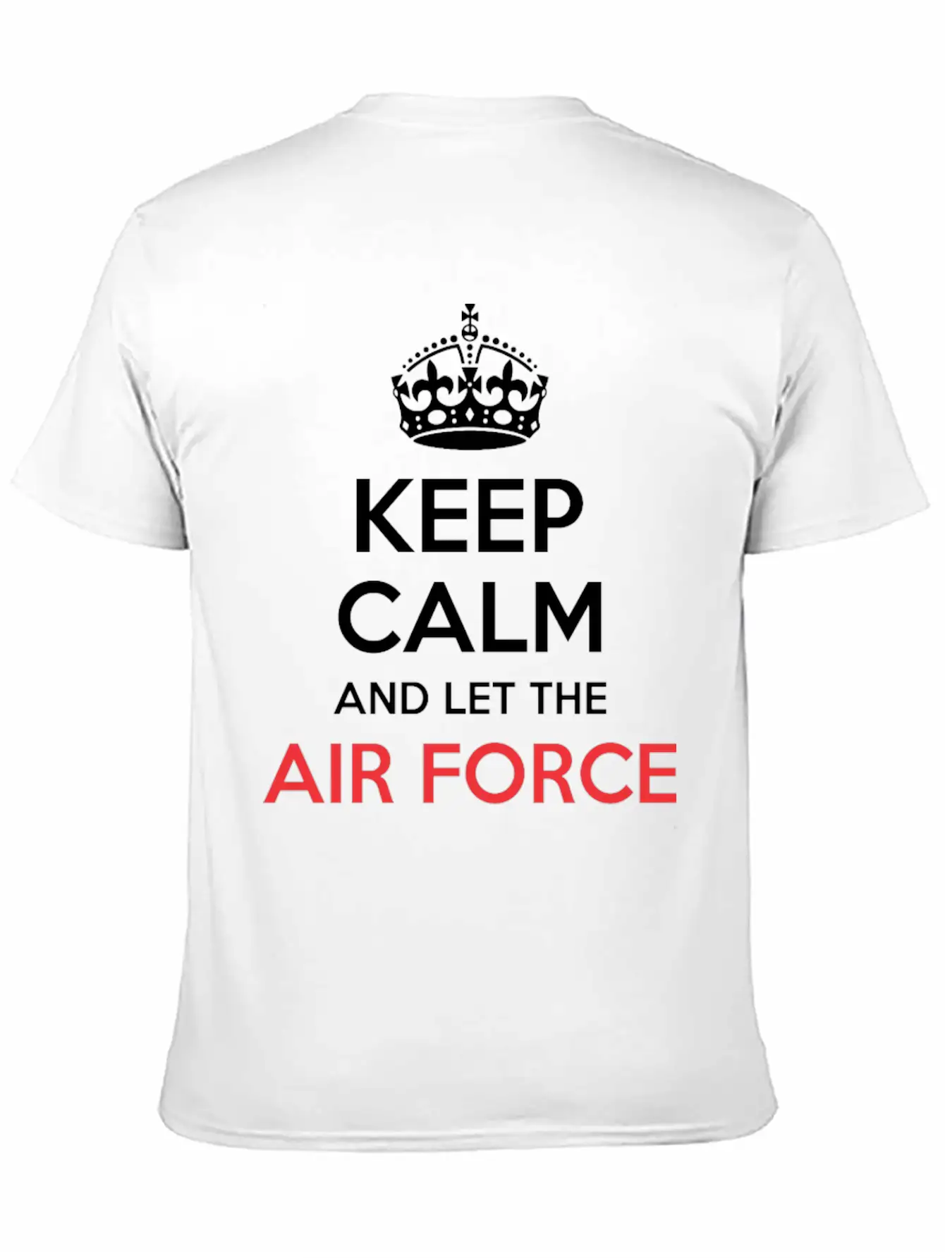 Keep Calm And Let Air Force Officer Handle It Breathable Soft Cotton T-Shirt – Timeless Casual Look