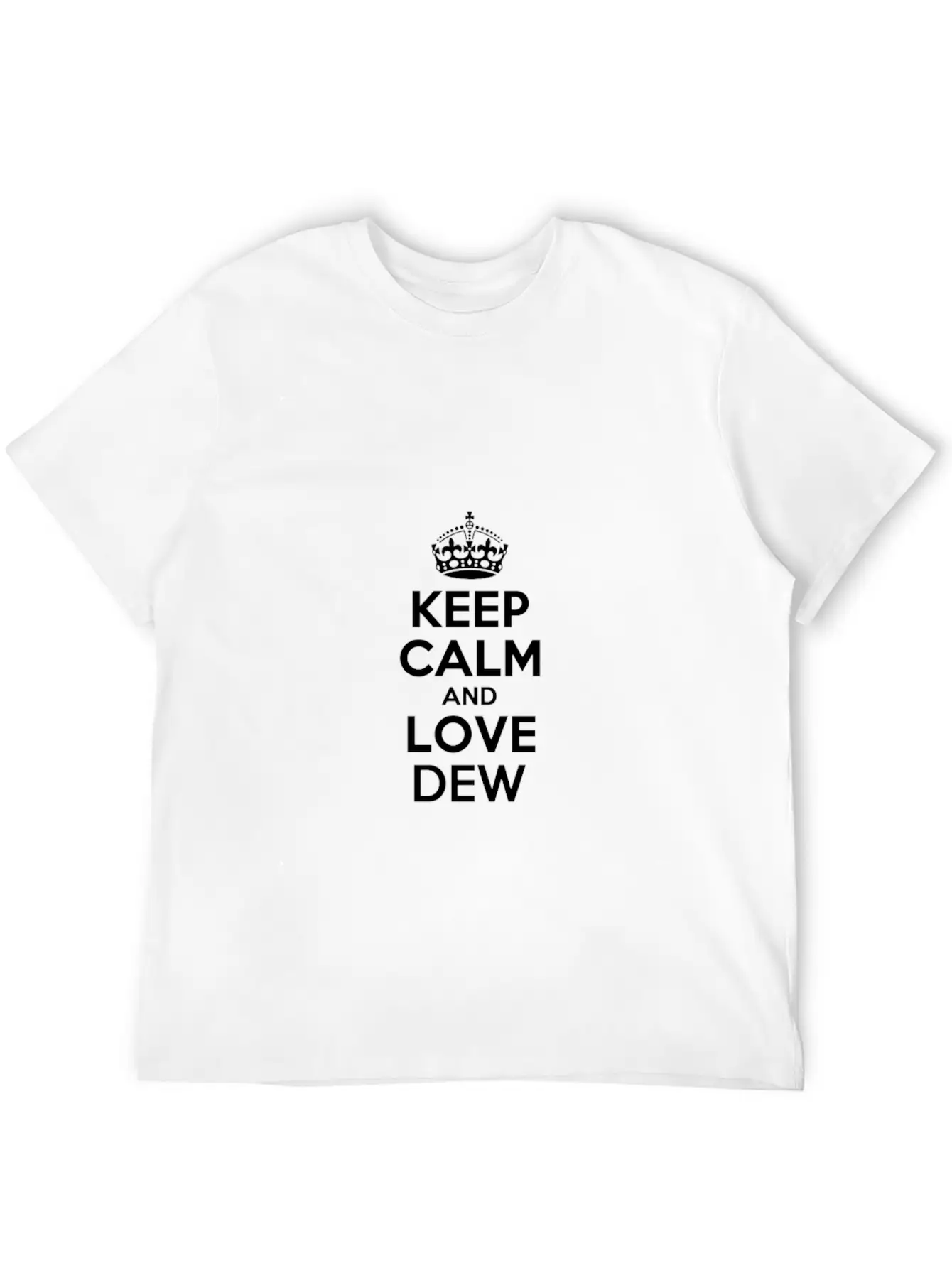 Keep Calm And Love Dew Unisex Casual T-Shirt – Clean Design For Daily Comfort