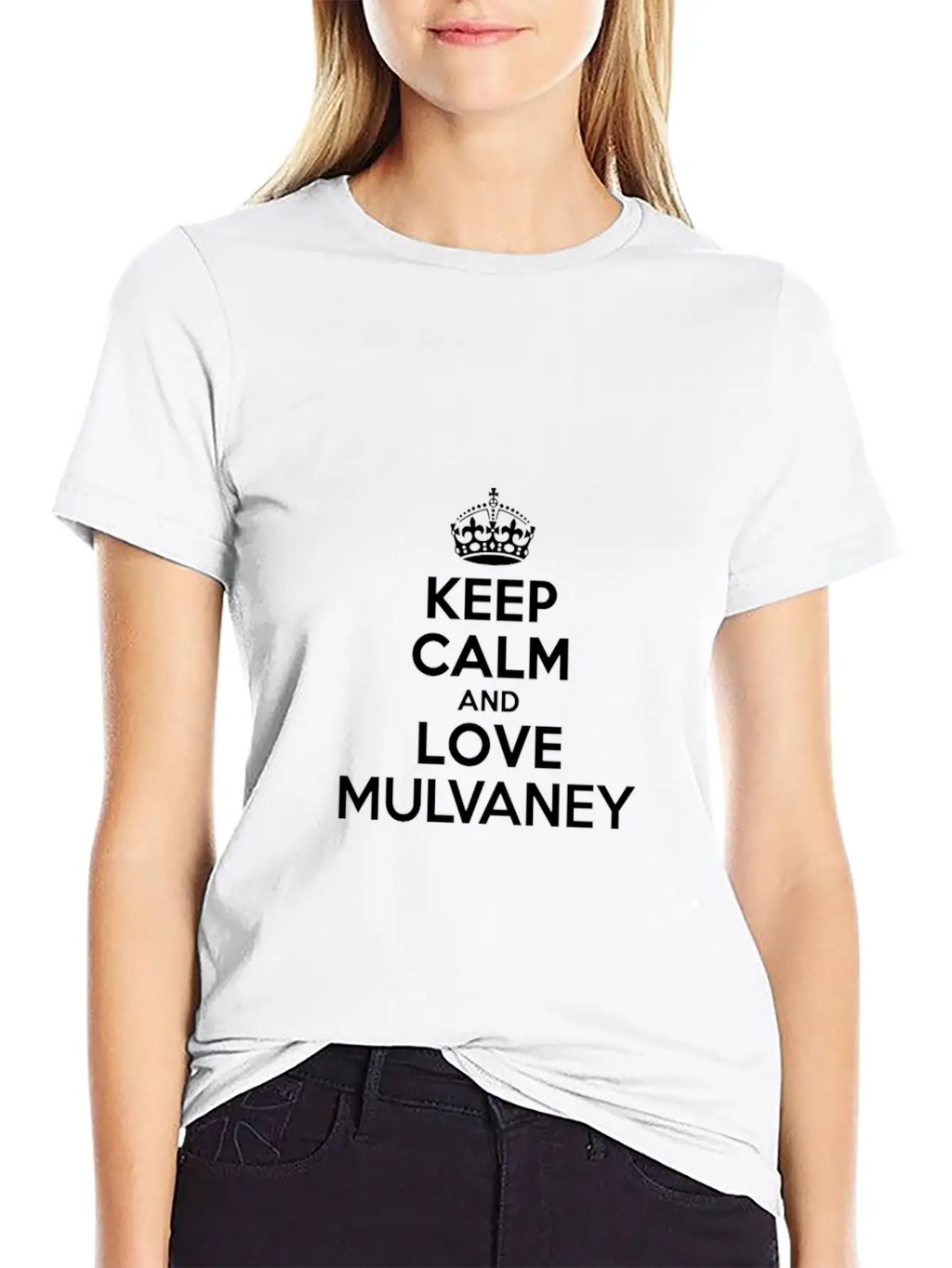 Keep Calm And Love Mulvaney Classic Cotton Tee – Unisex Comfort For Any Season