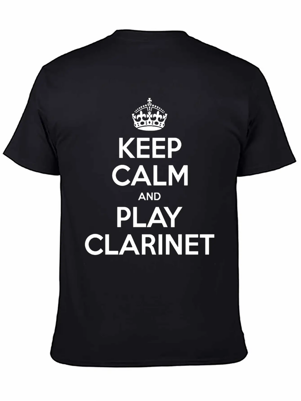 Keep Calm And Play Clarinet Essential Cotton Tee For Daily Outfits – Unisex Style