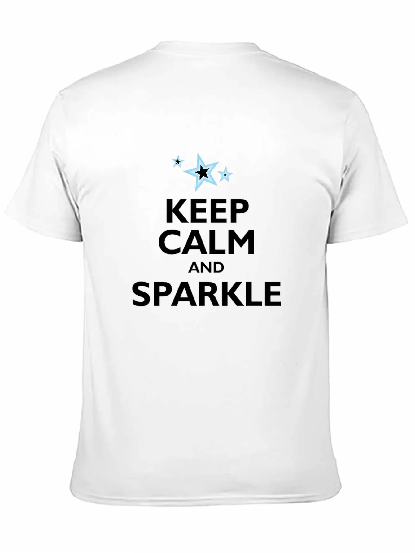 Keep Calm And Sparkle Classic Cotton Tee – Unisex Comfort For Any Season