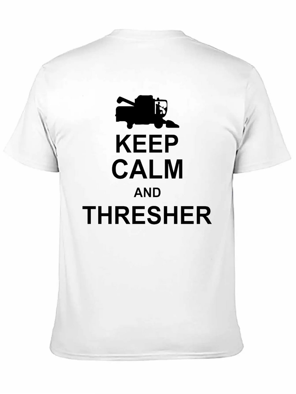Keep Calm And Thresher Kg10 Essential Cotton Tee For Daily Outfits – Unisex Style